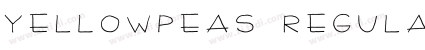 YellowPeas Regular字体转换
